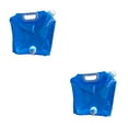 thumbnail image 4 of Bolsa de agua portátil de plástico Naiovety Contenedor plegable reutilizable 5L Azul 2Conjunto, 4 of 6