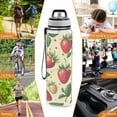thumbnail image 7 of 32oz Transparent Sports Water Bottle with Straw for Kids Adults Outdoor School Gym Fitness Strawberries Pattern, 7 of 7