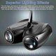 thumbnail image 4 of LED Stage Light Double-Head Party Lamp 128LEDs RGBW Pattern Effect Lighting Projector With Sound Activated Control For Party Live Show KTVLED Stage Light Double, 4 of 5