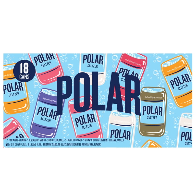 Polar Seltzer Variety Pack, 12 fl oz, 18 Cans photo 2