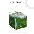 thumbnail image 4 of Naloa Dandelion Flower In The Meadow Tissue Box Cover Leather Tissue Holder Square Facial Tissue Case for Bathroom, Vanity Countertop, Tabletop, Car, 4 of 7