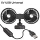 thumbnail image 1 of Xihbxyly Ofertas del Prime Day Ventilación en coche y cabezal ajustable 360°, ventilador en motos, ventilador en vehículo en bajo ruido para coche, 1 of 7
