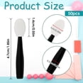 thumbnail image 3 of 50 Pcs Eyeshadow Applicators, Double-Side Disposable Sponge Tip Cosmetic Brushes Mini Eye Shadow Applicator Sticks, 1.9 Inch Reusable Short Handle Portable Travel Makeup Tools for Shadow, Cream, 3 of 7