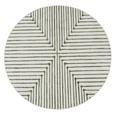 thumbnail image 4 of GLN Rugs Milet - Contemporary, Machine Washable Area Rug - 5'3" Round Green Beige Home Carpet, 4 of 6