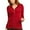 Red, variant on Womens Long Sleeve Thin Cotton Full Zip Up Hoodie Jacket Red, Medium