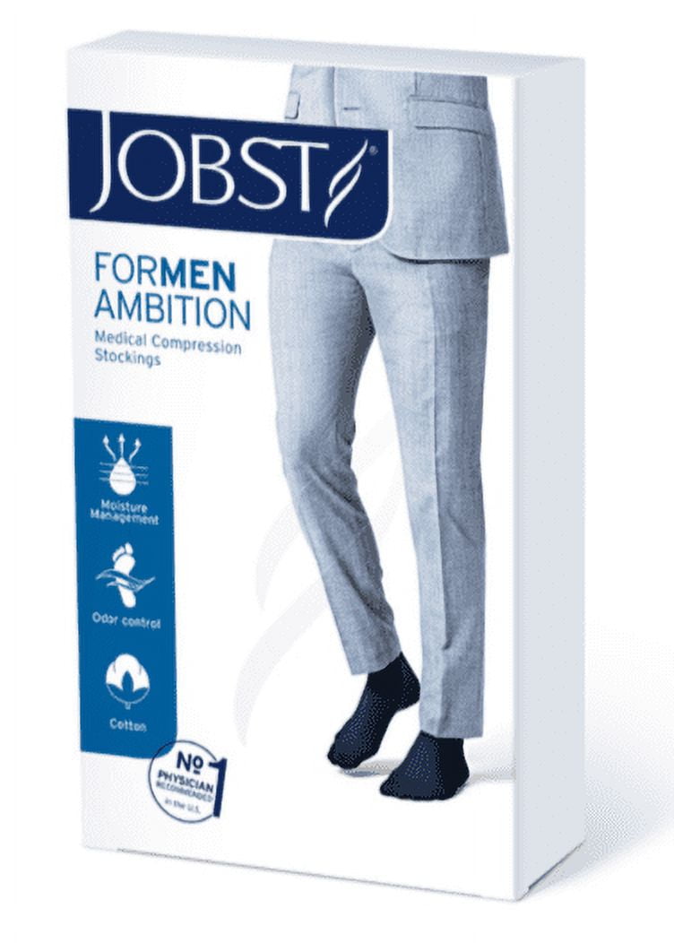 Jobst For Men Ambition 20-30 Knee High Compression Stockings w/Softfit Technology Black 1