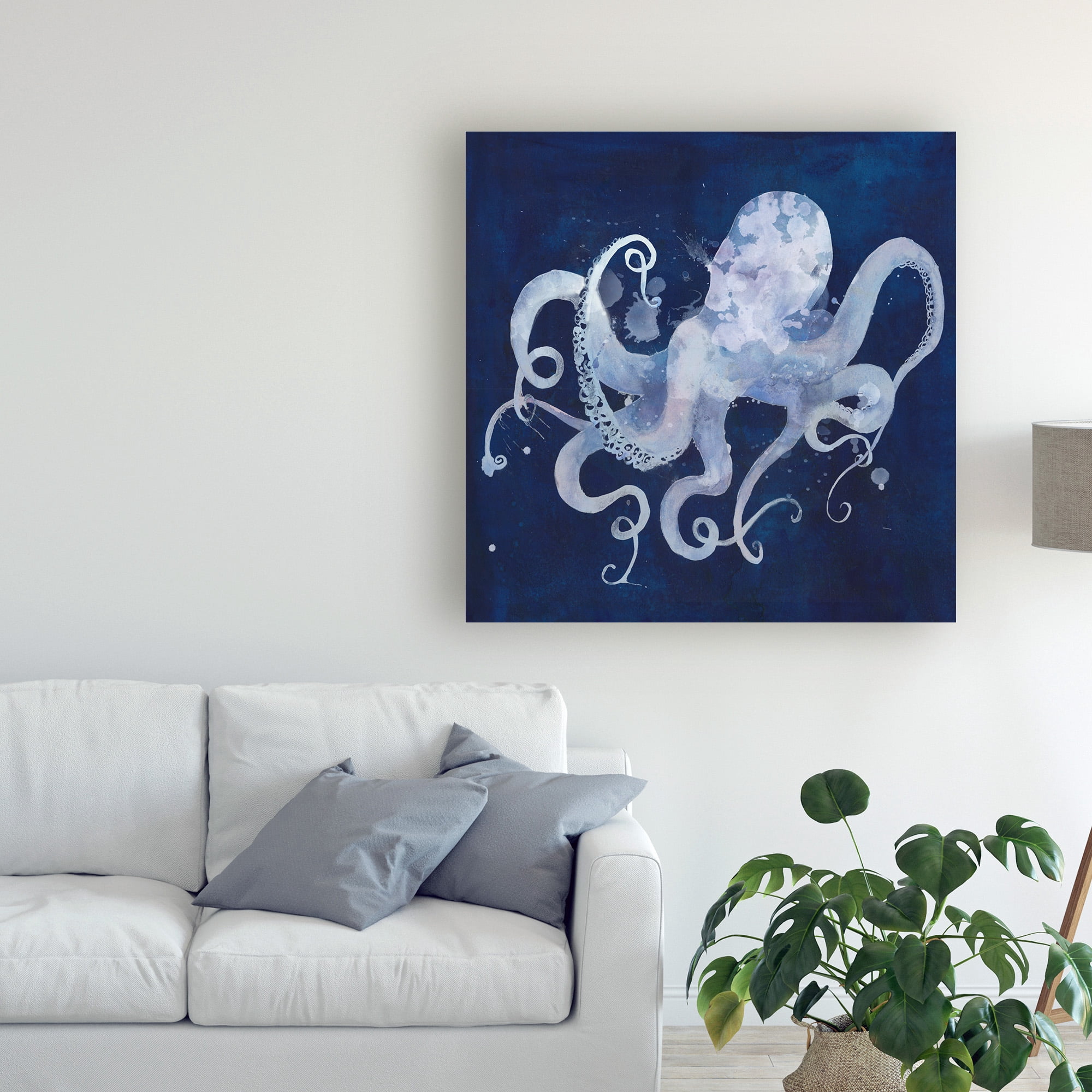 Trademark Fine Art 'Octopus Shadow II' Canvas Art by Grace Popp