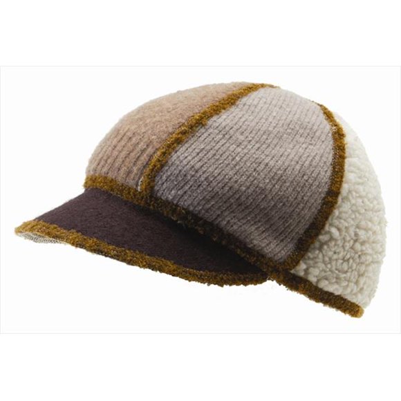 Icebox Xob 858-13 Kids Soft Visor Winter Hat - Brown & Tan, Small-Medium