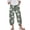 Army Green, variant on Staron Summer Pants for Women Wide Leg Capris Casual Loose Comfy Printed Lounge Travel Cropped Pants, Mint Green L