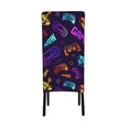 thumbnail image 5 of ZICANCN Multicolor Game Controller Chair Protectors Seat Covers , Dining Chair Slipcovers 1 Piece for Dining Room Hotel Kitchen, 5 of 8