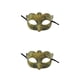 thumbnail image 2 of Minnieouse Half Face Eyes Antiguo Horror Prom Traje Accesorios Vestido Fiesta Rendimiento Decoración Regalos Halloween Caballero oro antiguo 2piezas Minnieouse CBP252044, 2 of 6