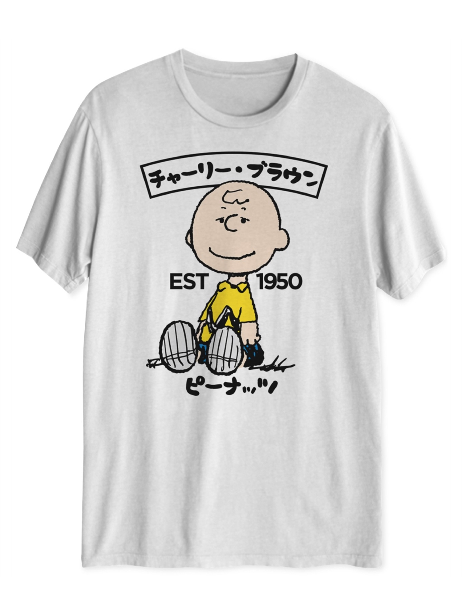 Jem Mens Charlie Brown Kanji Graphic T 