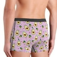 thumbnail image 4 of Men's Boxer Briefs, Different Avocados Soft Comfy Mens Underwear Boxer Briefs Breathable With Widen Waist, 4 of 7