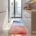 thumbnail image 4 of Blue Red Purple Marble Pattern Kitchen Rug Mat,Kitchen Runner Rugs Non Skid Washable,Decorative Kitchen Floor Mats for Kitchen,Sink,Laundry,17"x47.2", 4 of 7