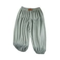 thumbnail image 4 of Juslio Boys Pants Casual Solid Spring Summer Thin Full Length for Kids Green, 4 of 5