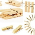 thumbnail image 2 of Fimeskey 20 Pieces Bamboo Clothespins - Clothes Pins, Heavy Duty Outdoor Springs, Crafts, Picture Baby Hanging Clothes Wood Clothespins, 2 of 7