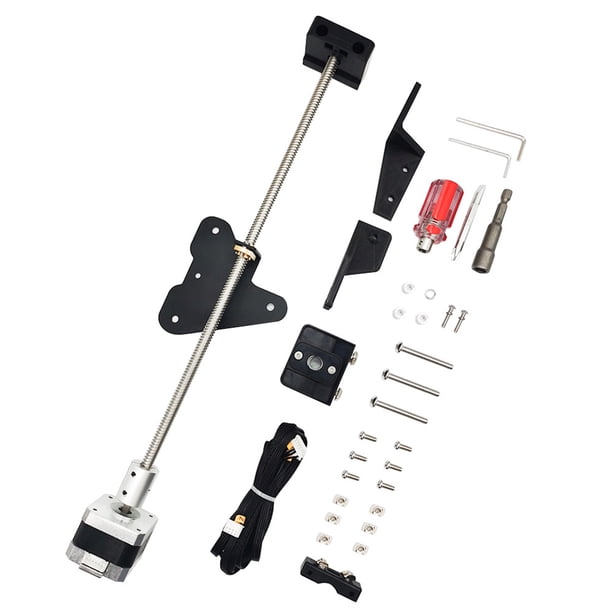 Worallymy Impresora 3D Eje Z Kit de varilla de tornillo de acero inoxidable Universal Portátil Horizontal Óptico Axi Rosca de tuerca de cobre flexible Worallymy JD735815718