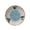 A, variant on All-in-one Ceramic Garlic Grater Plate 1-Piece- Blue Embossed Design and Style - For Garlic, Ginger, Chocolate, and more! - Comes with 4.65" Plate