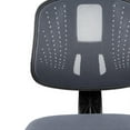 thumbnail image 5 of Flash Furniture Flash Fundamentals Mid-Back Gray Mesh Swivel Task Office Chair with Pivot Back, BIFMA Certified, 5 of 5