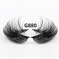 thumbnail image 6 of 8D Lashes - 8 Pairs Fluffy Cat-Eye Style, Vegan Synthetic Fibers, Flexible Cotton Band, 6 of 7