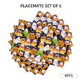thumbnail image 3 of Placemats Set of 4 / 6, Halloween1 Placemats for Dining Table Indoor/Outdoors Heat Resistant Washable Placemats 18" x 12", 3 of 8