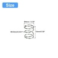 thumbnail image 2 of Compression Spring, 5Pcs 304 Stainless Steel, 9mm OD, 0.8mm Wire, 10mm Length, 2 of 6