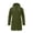 Black, variant on Womens Wind-Proof Coat Mid Length Hooded Water Resistant Cargo Pockets Drawstring Neck Hiking Jackets