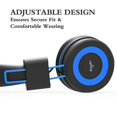 thumbnail image 4 of ELECDER i37 Auriculares para Niños Niños Niñas Niños Adolescentes Plegables Ajustables On Ear Auriculares Jack de 3,5 mm Compatible con Teléfonos Móviles Computadora MP3/4 Kindle School Tablet Negro/A, 4 of 5