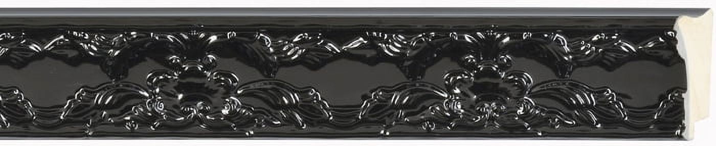 18x24 Frame Black Solid Wood Picture Frame Width 1.75 Inches | Interior Frame Depth 0.375 Inches |
