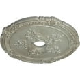 thumbnail image 3 of Ekena Millwork 26"OD x 3 3/4"ID x 1 1/2"P Attica with Rose Ceiling Medallion (Fits Canopies up to 4 1/2"), Hand-Painted Flash Gold, 3 of 5