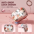 thumbnail image 3 of Funda para AirPods Pro de segunda y primera generación con cierre de seguridad, color rosa, 3 of 8