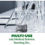 5mL Luer Lock Syringe (100 Pack), Sterile, Individually Wrapped, Syringes for Liquid, Scientific Labs, Feeding Syringes for Pets, Measurement, Medicine, Dispensing, Oral, Clear