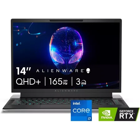 Dell Alienware x14 R2 Gaming Laptop 14" QHD+ 165Hz G-Sync, Intel Core i7-13620H, NVIDIA GeForce RTX 4060 8GB, 32GB RAM, 1TB SSD, Windows 11 Home, AlienFX Backlit US Keyboard, Lunar Silver