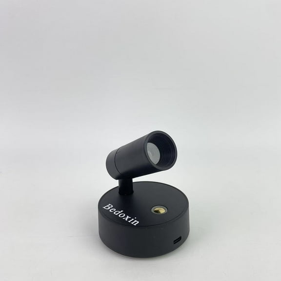 Bedoxin Wall lamps,Modern Wall Sconce with Switch, Dimmable Adjustable Wall Lamp, Wall Mounted Bedside Lamps, 6W Indoor Hardwired Sconces,Wall Mounted Lights (Black)