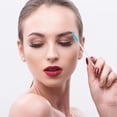 thumbnail image 5 of 50 Pcs Disposable Mascara Wands, Crystal Eyebrow Spoolies Brush for Eyelash Extensions, Eye Lash and Makeup Brush (Blue), 5 of 14