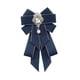 thumbnail image 3 of Broche con lazo de cinta, broche de pajarita, broche con lazo preanudado, broche decorativo moderno para dama Azul, 3 of 9
