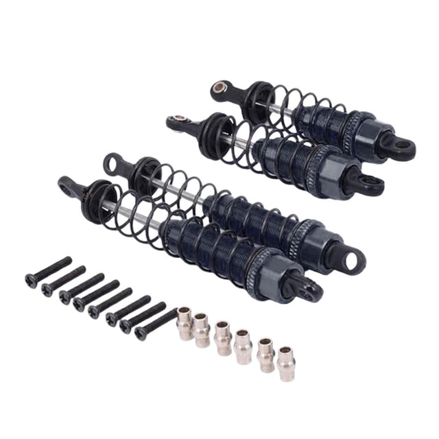 Amortiguador RC con Springs gris 4 piezas Sunnimix