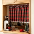 thumbnail image 5 of Velorith Christmas Oven Door Curtain with Bowknot and Ruffle Lace, Xmas Stove Front Decorative Cover, Polyester Holiday Kitchen Decor for Festive Home Display, 5 of 6