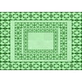 thumbnail image 1 of Ahgly Company Indoor Rectangle Patterned Light Green Area Rugs, 2' x 3', 1 of 6
