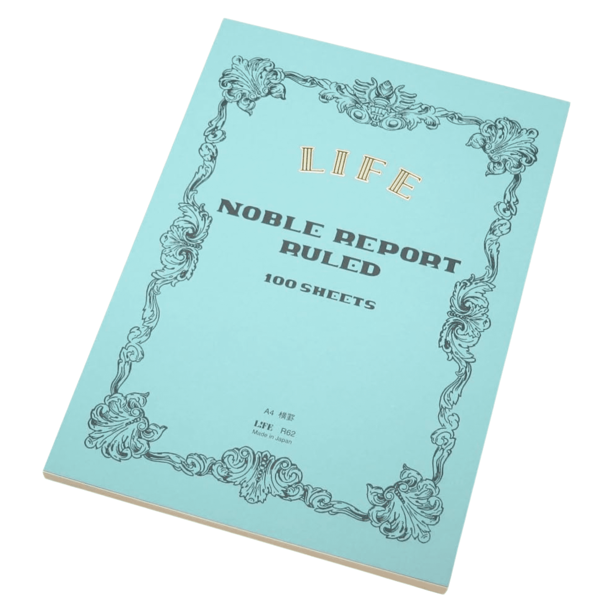 Life Noble Ruled Notepad [Bound On Top]: 8 in. x 12 in. (Blue Cover, Lined Pages)