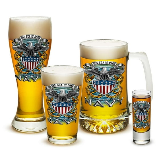 US Navy 4 Piece Collector Set Navy Full Print Eagle