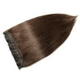 thumbnail image 3 of 100 % Remy Extensions de Cheveux Humains 3/4 Tête Complète Soyeuse Droite, 3 of 6