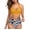 Yellow, variant on VerPetridure Bathing Suit for Women 2 Piece Bikini Women Vintage Swimsuit Two Piece Retro Halter Ruched High Waist Print Bikini Set