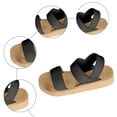 thumbnail image 5 of Rokment Women's Platform Beach Sandals Stylish Simple Comfortale Elastic Band Open Toe Chunky Mid Heel Memory Foam Slingback Walking Dress Summer Shoes B Size 8.5, 5 of 7