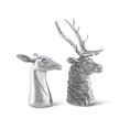 thumbnail image 4 of Vagabond House Pewter Stag and Doe Salt & Pepper Set 3.5" Tall, 4 of 5