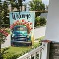 thumbnail image 5 of Welcome Spring Garden Flag 12x18 Inch Double Sided Truck Tulips Flowers Floral Design Yard Flag Outdoor Decoration, 5 of 8