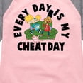 thumbnail image 3 of Hey Arnold! - Cheat Day - Toddler And Youth Girls Raglan Graphic T-Shirt, 3 of 5
