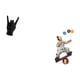 thumbnail image 5 of Estatua del gesto de la roca,Estatuas y figuras de dedos con gestos de música rock,Figuras de payaso,Escultura de payaso como adorno de mesa,Colección de estatuillas de payasos adorables, 5 of 8