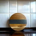 thumbnail image 4 of Black Marble/Acacia Wood Round Board, 11", 4 of 4