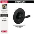 thumbnail image 3 of Delta Woodhurst: Valve Only Trim, 3 of 3